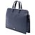 Borsa da lavoro Prada Blue Saffiano - vista 2