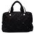 Borsa a mano Chanel Old Travel Line in nylon nero