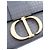 Dior Blue Calfskin Microcannage 30 Montaigne Chain Flap - vista 7