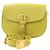 Borsa a tracolla Bobby Dior Medium in pelle di vitello gialla - vista 12