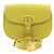Borsa a tracolla Bobby Dior Medium in pelle di vitello gialla - vista 13