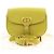 Borsa a tracolla Bobby Dior Medium in pelle di vitello gialla - vista 6