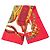 Foulard in seta Hermès Red Festival 90