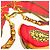 Foulard in seta Hermès Red Festival 90 - vista 6