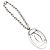 Portachiavi e charm logo Cartier in argento e ottone