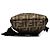 Fendi Brown Zucca Canvas Beuteltasche mit Kordelzug - Ansicht 3
