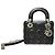 Borsa Dior Lady Dior in pelle nera