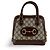 Gucci Horsebit 1955 Top Handle GG Coated Canvas with Leather Mini