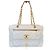 Borsa a mano Chanel in pelle bianca matelassé