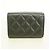 Cartera tri-fold Chanel Matelassé en piel de becerro granulada negra - vista 8