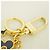Portachiavi Louis Vuitton Fleur de Monogram - vista 4