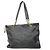 Borsa a tracolla Chanel in vitello martellato nero