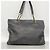 Borsa a tracolla Chanel in vitello martellato nero - vista 15