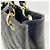 Borsa Tote Chanel in pelle di vitello granulata nera - vista 7