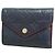 Cartera Louis Vuitton Tri-fold en Marine Rouge