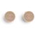 ORECCHINI CHANEL ROTONDI LOGO CC 2005 RESINA ROSA ROUND EARRINGS