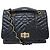 BORSA A MANO LANVIN HAPPY MEDIUM IN PELLE MATELASSÉ NERA TRACCOLLA