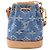 NUOVO CHARM PER BORSA LOUIS VUITTON MICRO NOE M01700 IN TOILE DENIM MONOGRAM - vista 3