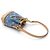 NUOVO CHARM PER BORSA LOUIS VUITTON MICRO NOE M01700 IN TOILE DENIM MONOGRAM - vista 5