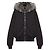Dolce & Gabbana Sweatshirt mit Pelzbesatz
