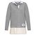 Vestido Moncler de algodón gris con cuello