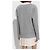 Vestido Moncler de algodón gris con cuello - vista 4