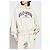 Dolce & Gabbana Hoodie Creme Baumwolle mit Logo Print - Ansicht 3