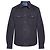 Camicia Moncler Blu Navy in Cotone XXL