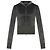 Balenciaga Samt Kapuzenpullover grün