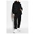 Pantaloni Moncler neri con logo in cotone - vista 2