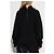 Balenciaga Logo Rollkragenpullover aus Baumwolle Schwarz - Ansicht 4