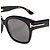 Tom Ford Sonnenbrille Oversized Schwarz Acetat - Ansicht 4