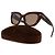 Gafas de sol Tom Ford Cat-Eye Marrón Carey Acetato - vista 3