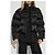 Balenciaga logo pattern down jacket black - view 3