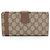 Portafoglio Continental Gucci GG Supreme Nice - vista 3
