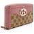 Portafoglio con zip Gucci GG Canvas Sukey - vista 2