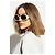 Jacquemus Sonnenbrille Creme Acetat mit braunen Gläsern - Ansicht 2