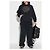 Balenciaga Oversized Hoodie aus Baumwolle Schwarz - Ansicht 2
