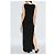 Jacquemus Peplo Longue Kleid Schwarz - Ansicht 4