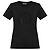 T-shirt in cotone nera con logo Moncler