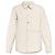 Moncler Baumwollhemd in Creme mit Tasche