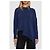 Alexander McQueen Kaschmirpullover Blau asymmetrisch - Ansicht 3