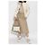 Moncler Kaschmir und Wollpullover Braun Beige - Ansicht 2