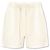 Moncler Logo Shorts weiß creme