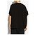 T-shirt oversized preta de algodão com bolso Dolce & Gabbana - vista 4