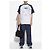 T-shirt Balenciaga grigio in cotone con stampa script - vista 2