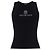 Top Balenciaga Nero con Logo e Costine