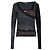 Balenciaga Top de materiales combinados
