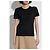 Camiseta Moncler Logo Negra de Algodón - vista 3