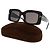 Tom Ford Rectangular Sunglasses Black Acetate - view 3